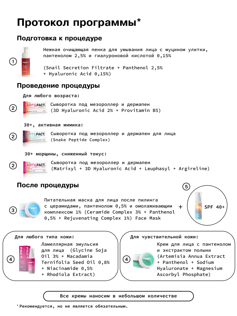 Сыворотка для лица c комплексом пептида змеиного яда 3% ART&FACT