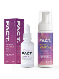 Niacinamide 10% + Zinc 1%. Face Serum + AHA Complex+BHA Acid\Salicylic acid. Face foam